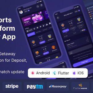 Betpro - Sports Betting Platform PHP Laravel Admin Panel With Flutter App ios and android